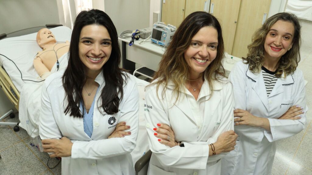 Flávia Zanchetta, Andrea Fraga e Nathalia Bezerra./ Foto: Marcelo Oliveira